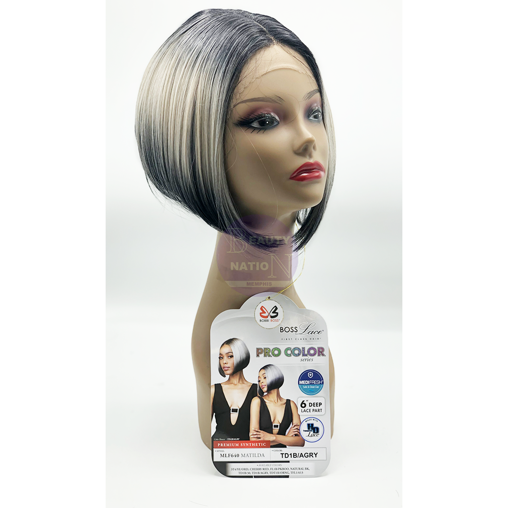  Bobbi Boss Synthetic HD Deep Part Lace Wig - MLF640 MATILDA