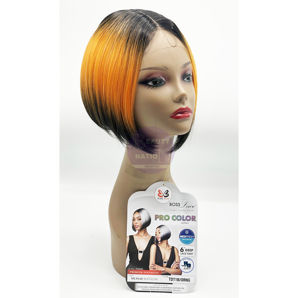 Bobbi Boss Synthetic HD Deep Part Lace Wig - MLF640 MATILDA