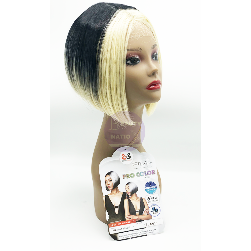  Bobbi Boss Synthetic HD Deep Part Lace Wig - MLF640 MATILDA