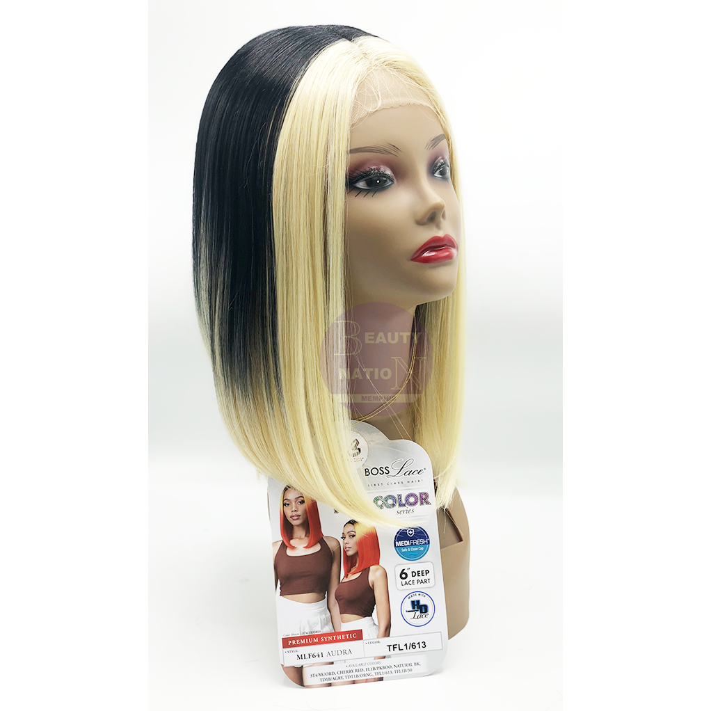  Bobbi Boss Synthetic HD Deep Part Lace Wig - MLF641 AUDRA