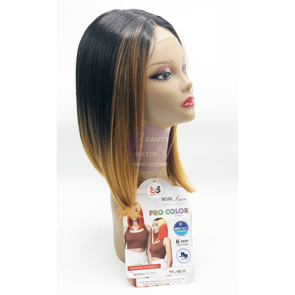  Bobbi Boss Synthetic HD Deep Part Lace Wig - MLF641 AUDRA