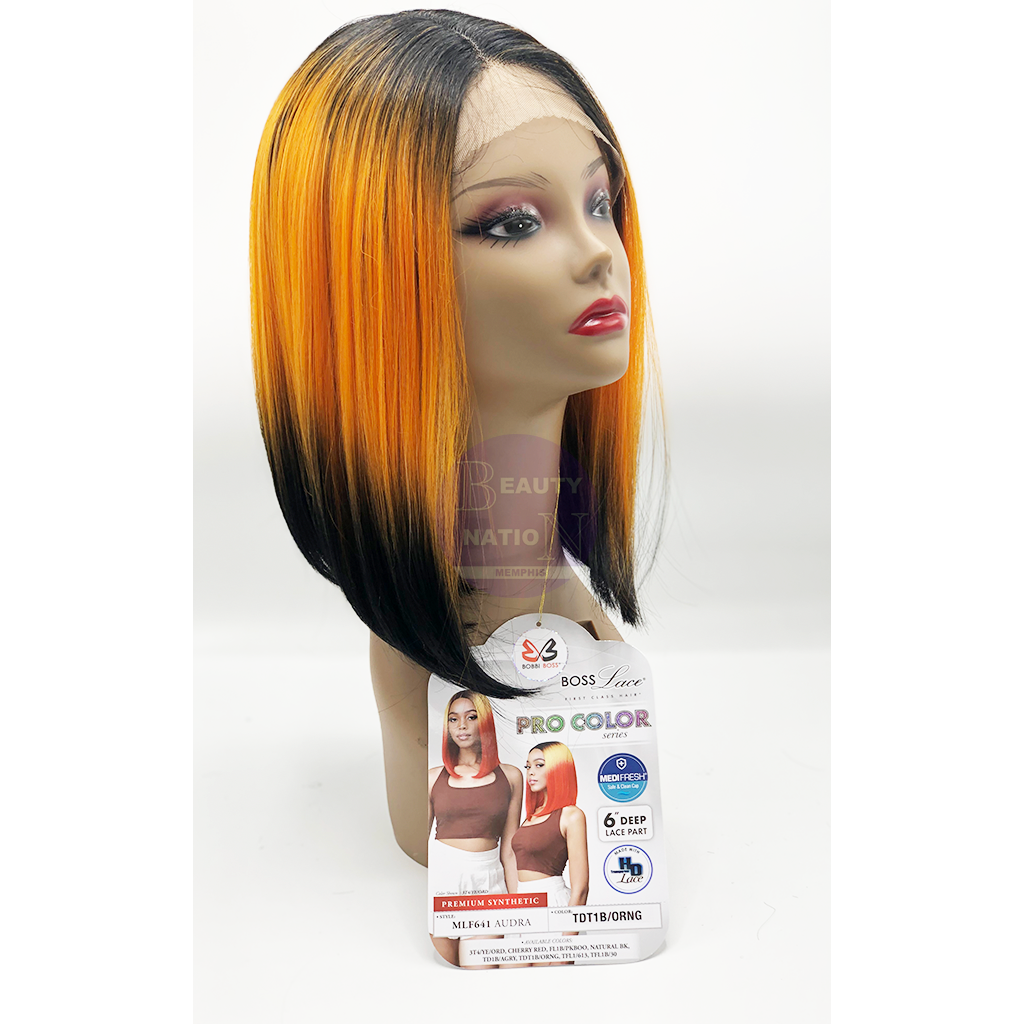  Bobbi Boss Synthetic HD Deep Part Lace Wig - MLF641 AUDRA