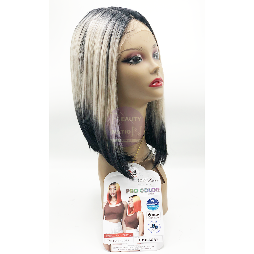  Bobbi Boss Synthetic HD Deep Part Lace Wig - MLF641 AUDRA