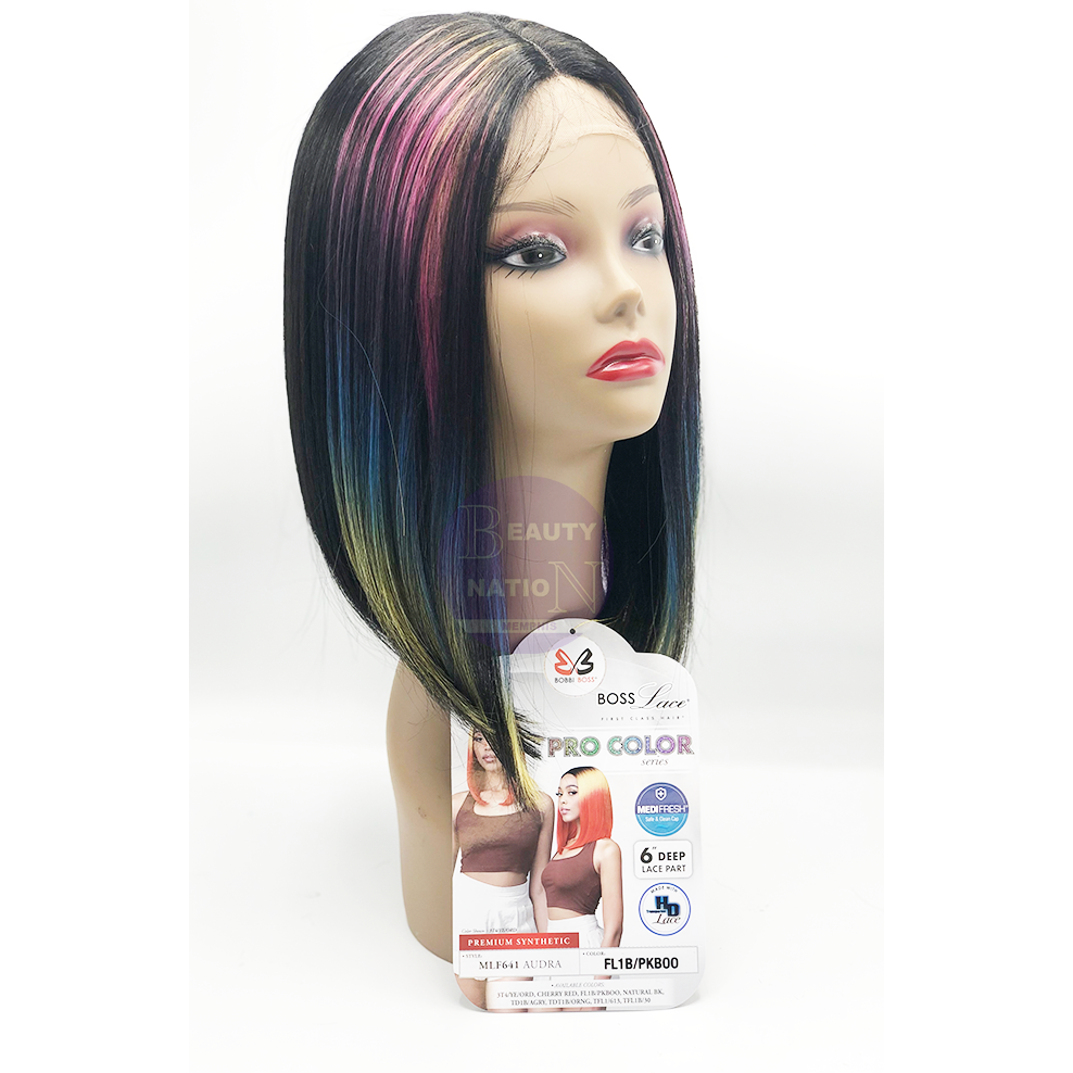  Bobbi Boss Synthetic HD Deep Part Lace Wig - MLF641 AUDRA
