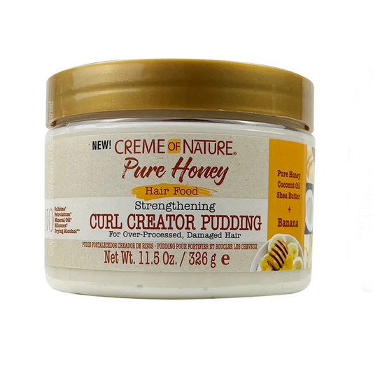  Creme Of Nature Pure Honey Hair Food Curl Pudding 11.5 Oz