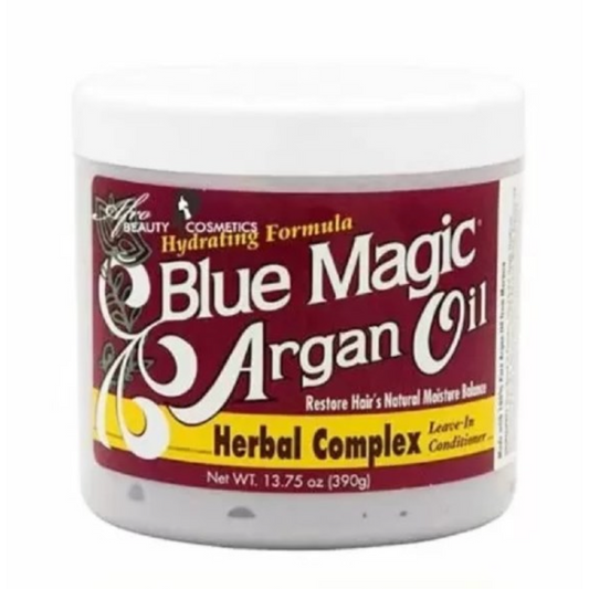  Blue Magic Argan Oil Herbal Comlpex Leave-In Hair Conditioner 13.75oz