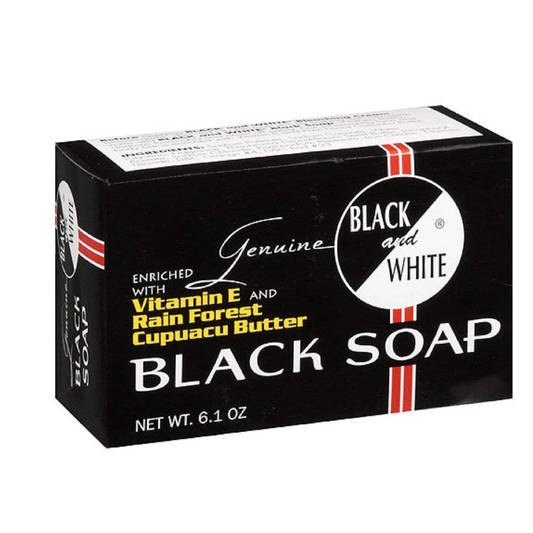  Black And White Black Soap, 6.1 Oz.