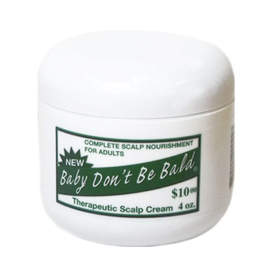  Baby Don't Be Bald Complete Scalp Nourishment For Adults Therapeutic Scalp Cream, 4 Oz.