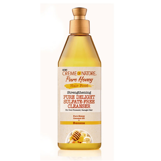  Creme Of Nature Banana Strengthening Pure Delight Sulfate-Free Cleanser 12 Oz