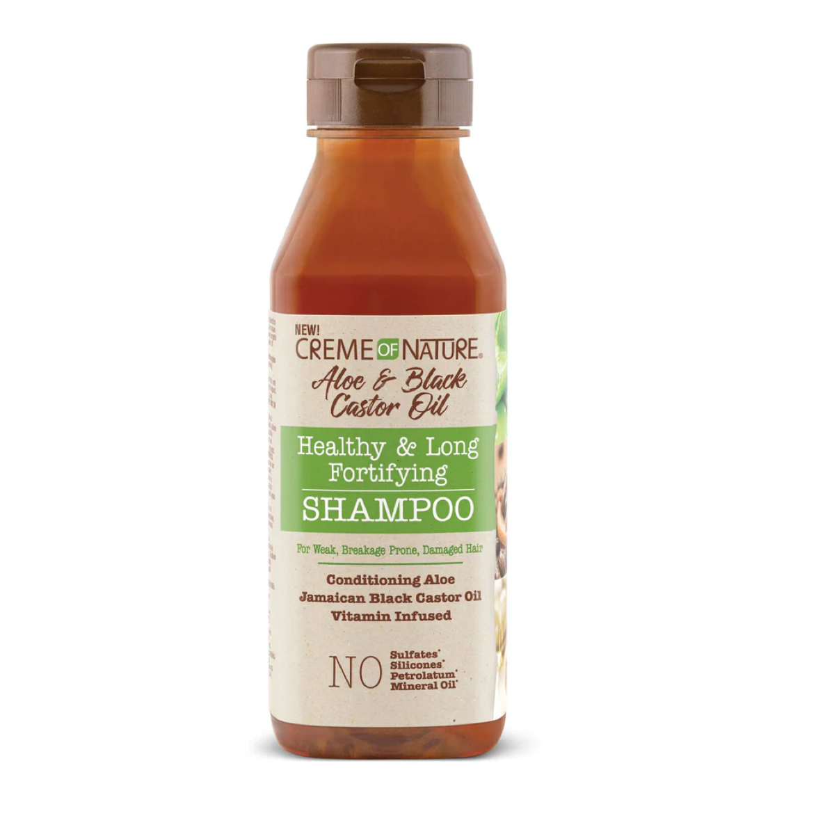  Creme Of Nature Aloe & Black Castor Oil Healthy & Long Fortifying Shampoo 12 Oz.