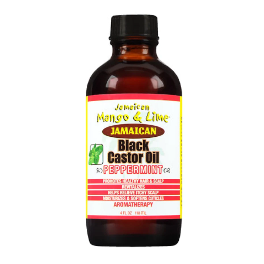  Jamaican Mango & Lime Black Castor Oil Peppermint 4 Oz.