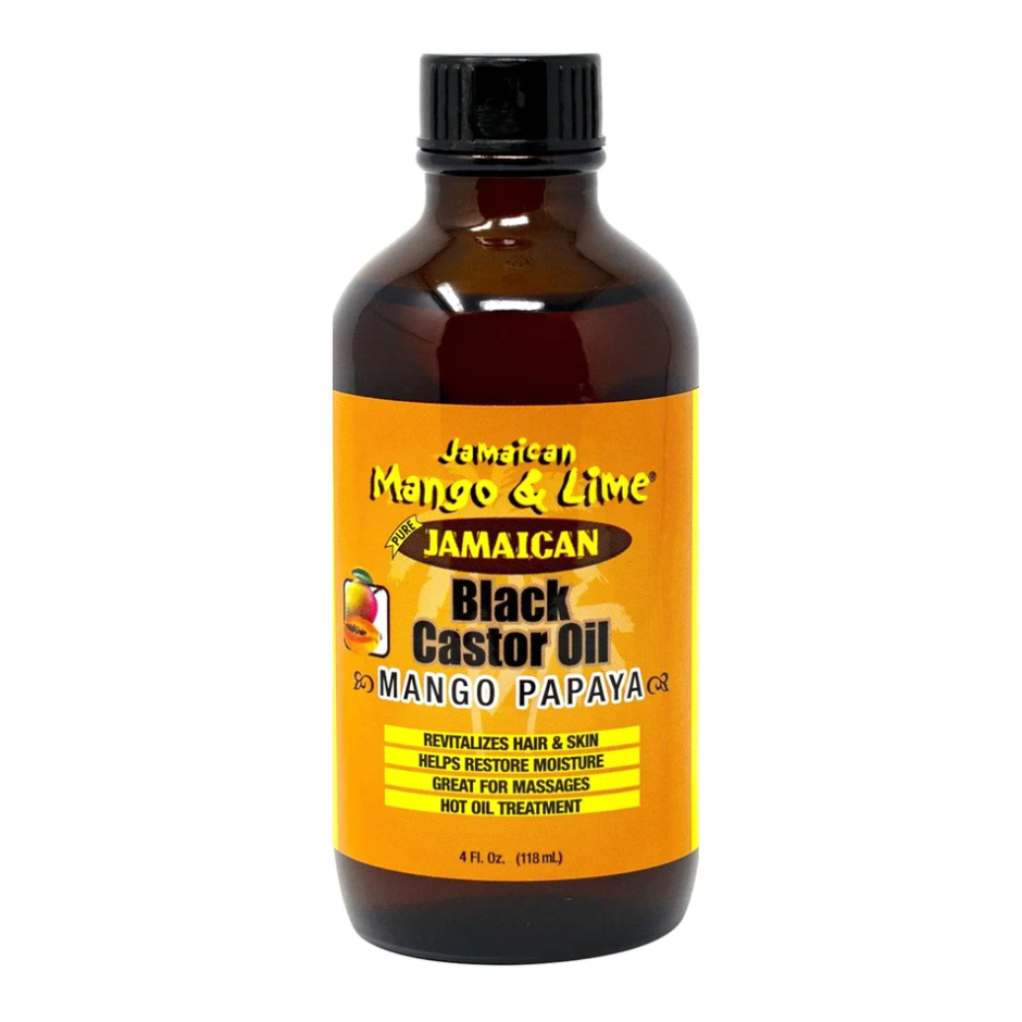  Jamaican Mango & Lime Black Castor Oil Mango Papaya 4 Oz