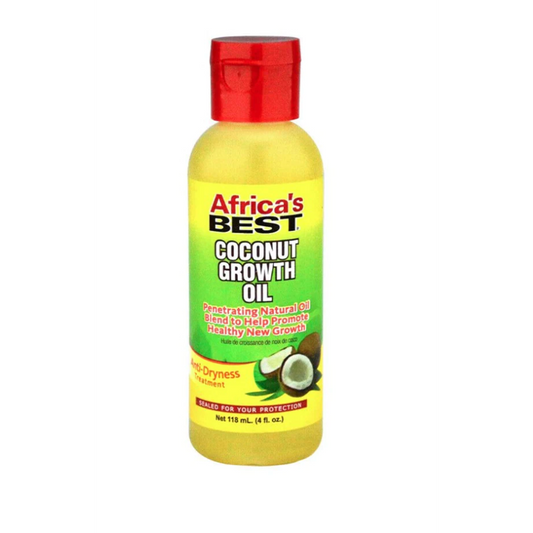  Africa's Best Coconut Growth Oil 4 Oz