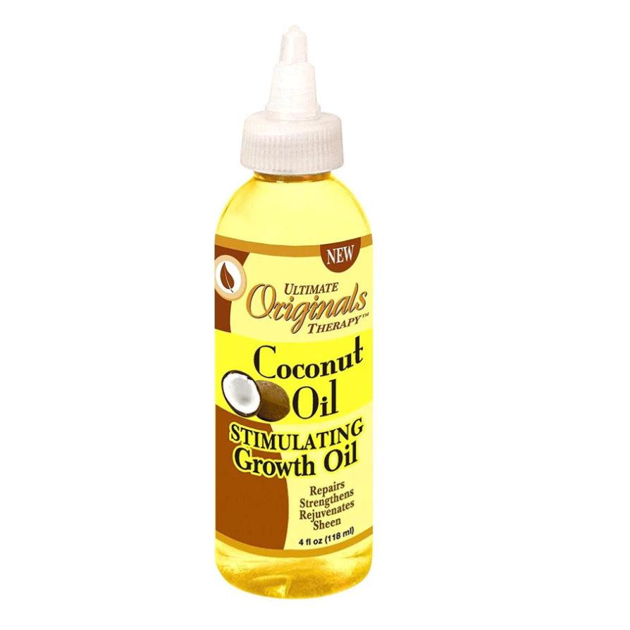  Africa's Best Ultimate Organic Therapy Growth Oil Cocoa Nut, 4 Oz.