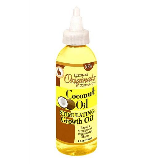  Africa's Best Ultimate Organic Therapy Growth Oil Cocoa Nut, 4 Oz.