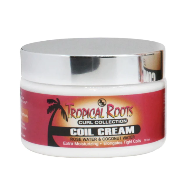 BB Tropical Roots Coil Cream With Rose And Coconut Water 10oz