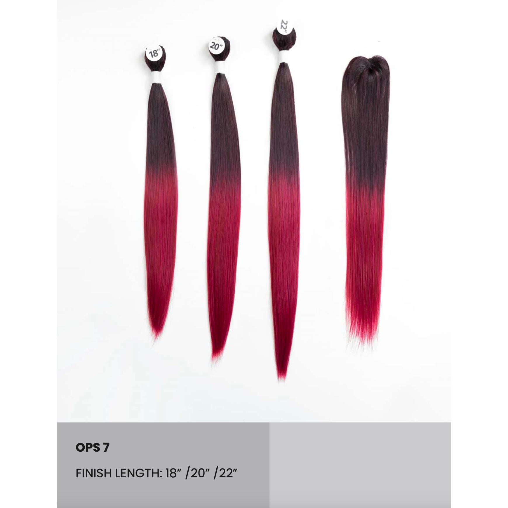  Brazilian Straight Multi-Pack W/ Closure 18"/20"/22" By NYQ