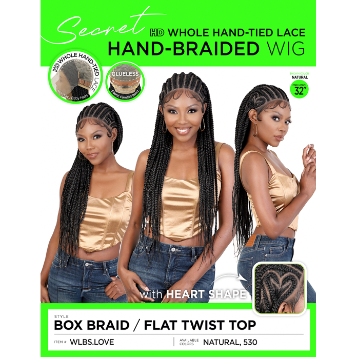  Secret HD Whole Hand-Tied Lace Wig – Box Braid LOVE