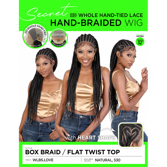  Secret HD Whole Hand-Tied Lace Wig – Box Braid LOVE
