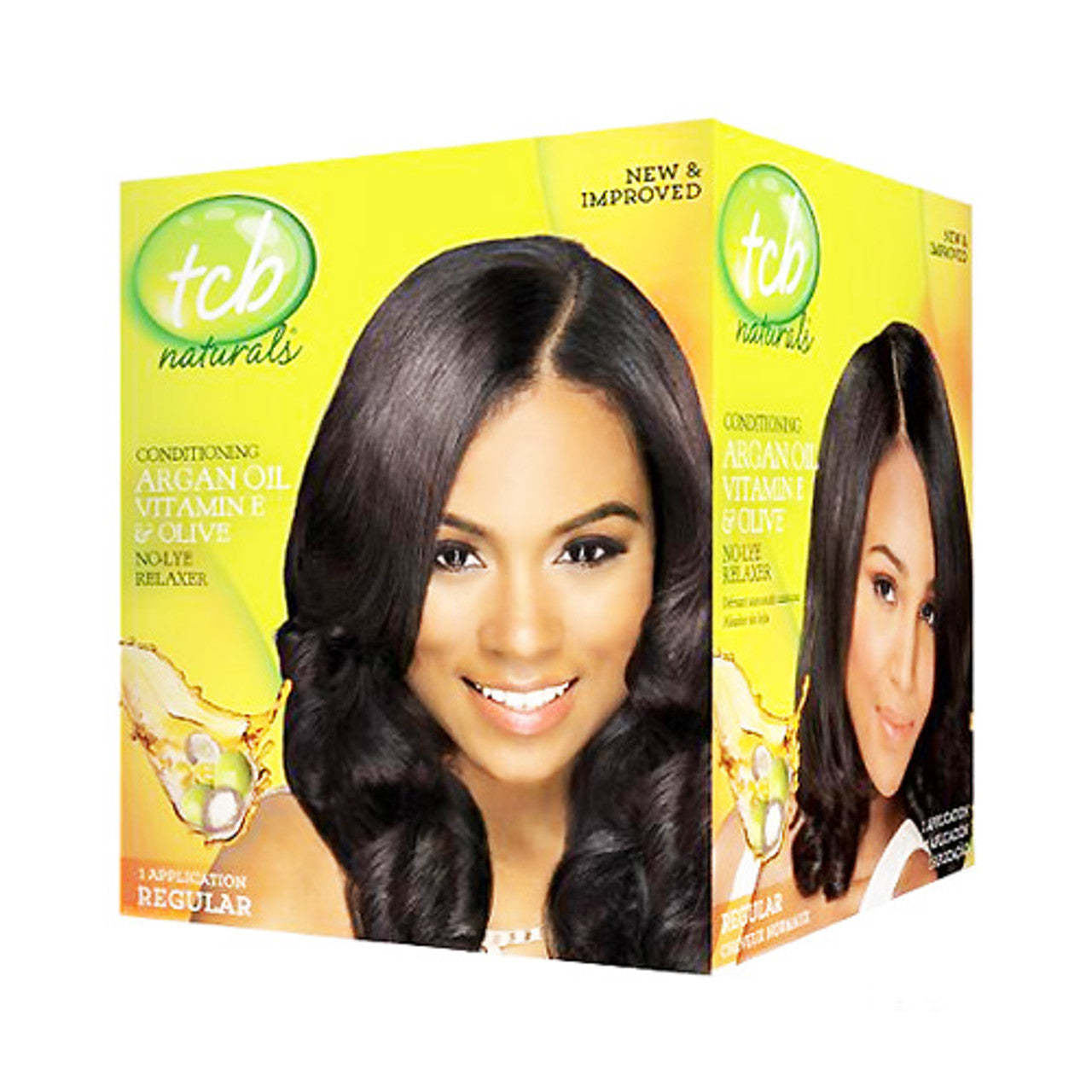  TCB Naturals Conditioning Argan Oil Vitamin E Relaxer Kit, 1 Application