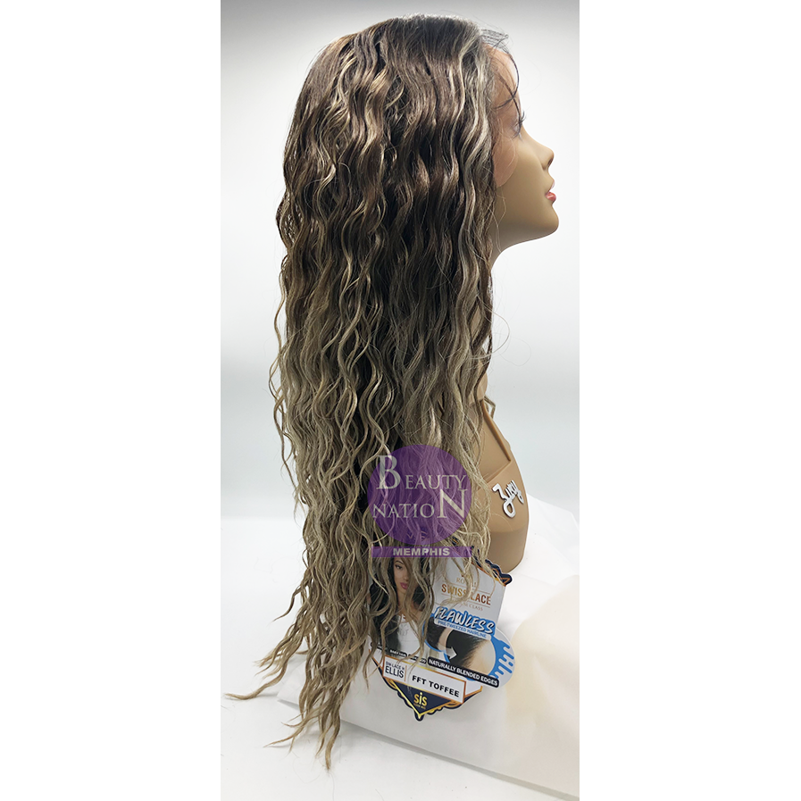  Zury Sis Synthetic Hair Lace Front Wig Flawless Pre Tweezed Hair Line SW-Lace H Ellis