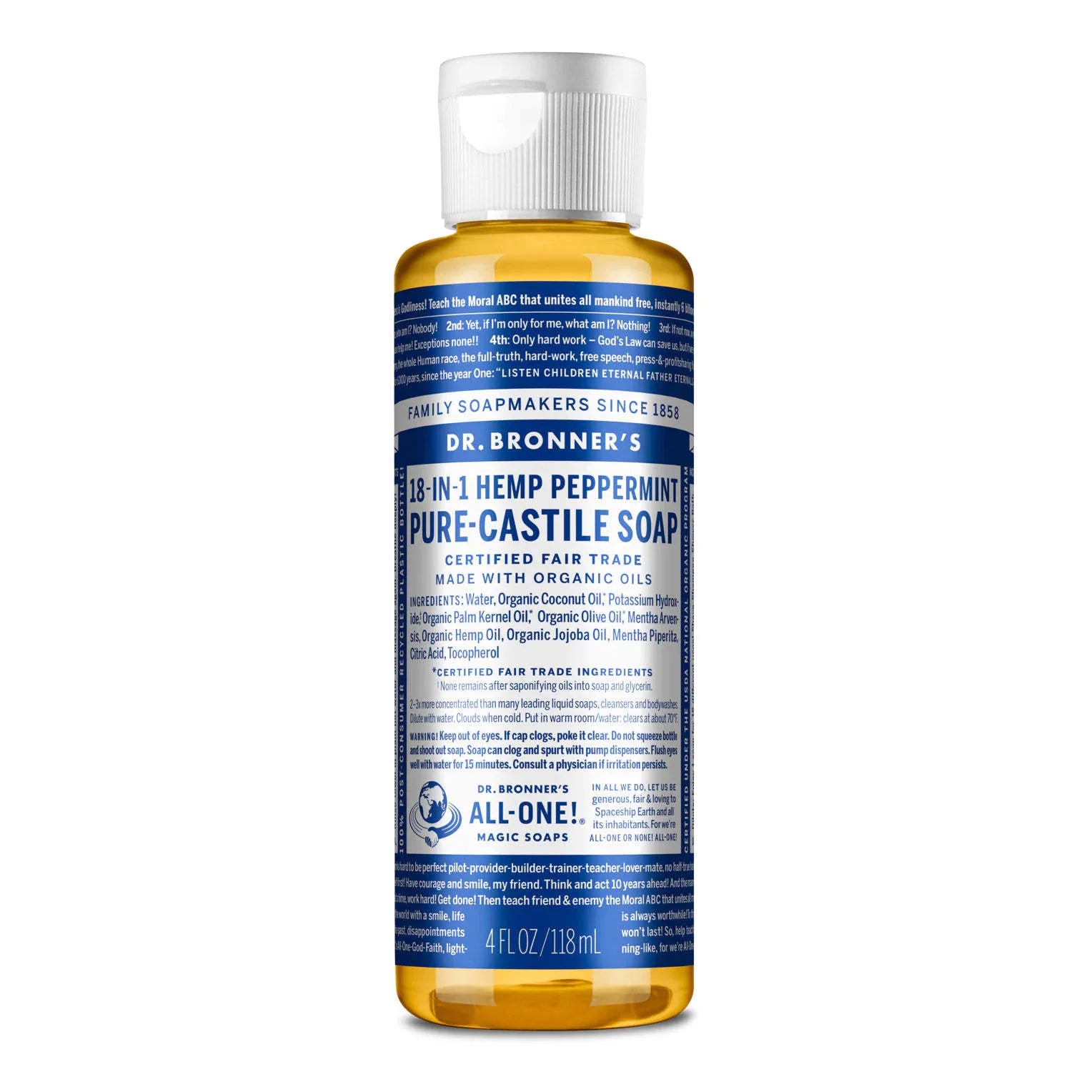  Dr. Bronner's Pure-Castile Liquid Soap - Peppermint