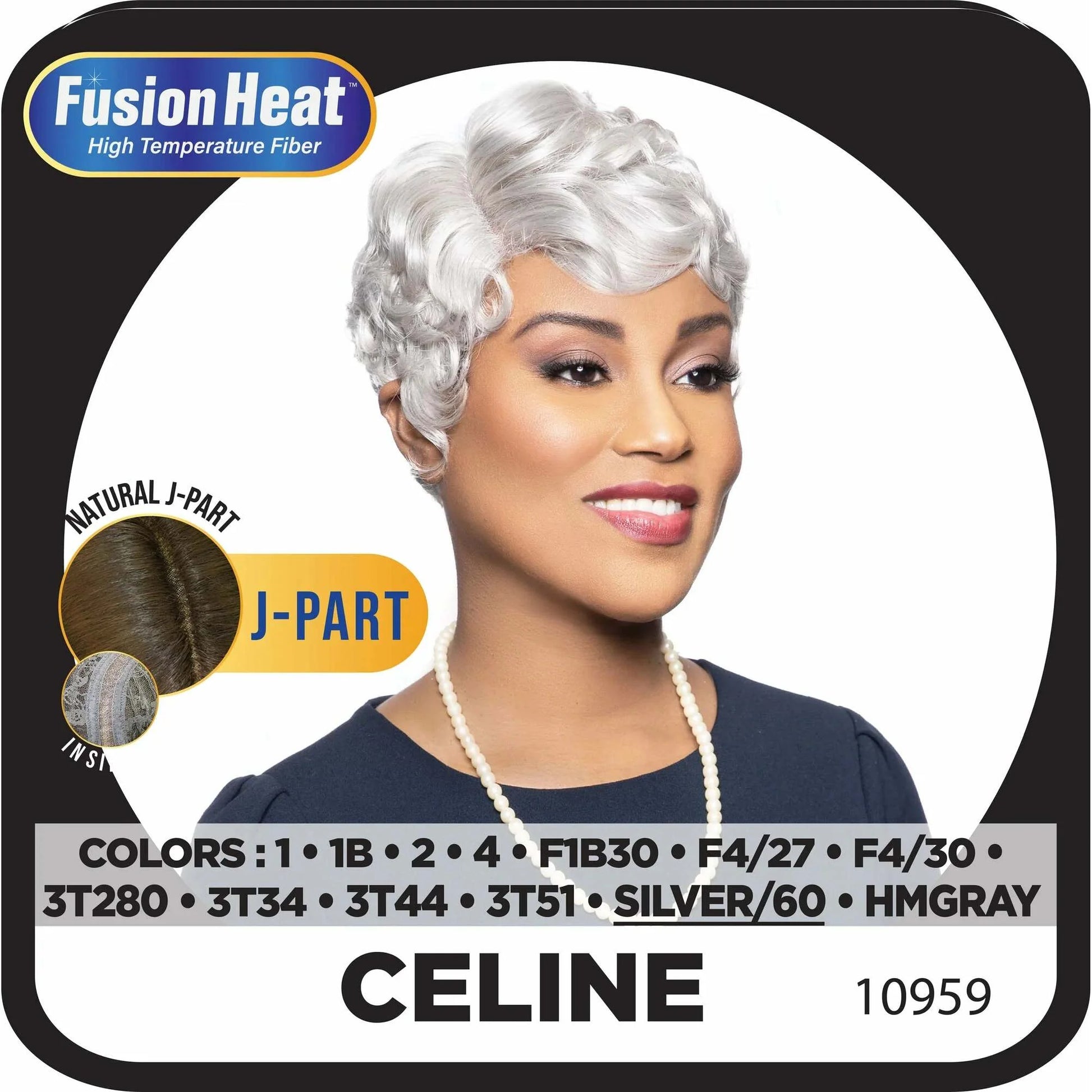  Foxy Silver Synthetic Wig - CELINE
