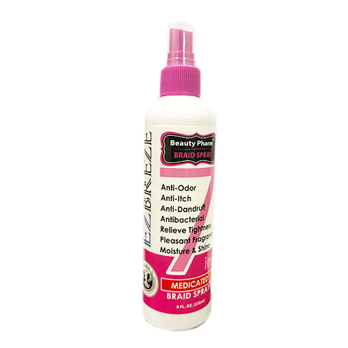 EZ BREZE - 7 In1 Medicated Braid Spray 8oz