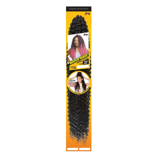  Zury Synthetic Double Strand Crochet Braid WATER WAVE 22"