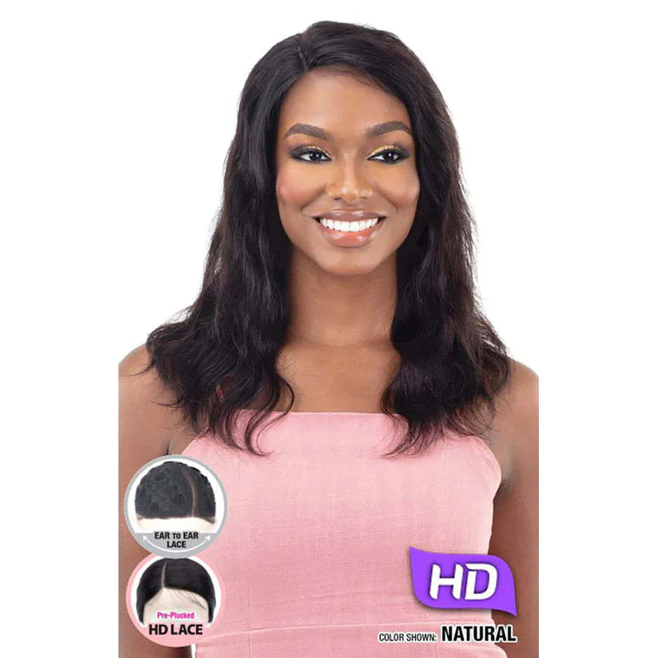  Shake-N-Go Girlfriend 100% Virgin Human Hair HD Lace Front Wig BODY WAVE 18"