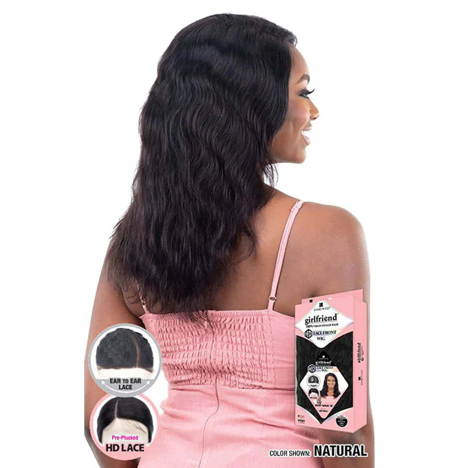  Shake-N-Go Girlfriend 100% Virgin Human Hair HD Lace Front Wig BODY WAVE 18"