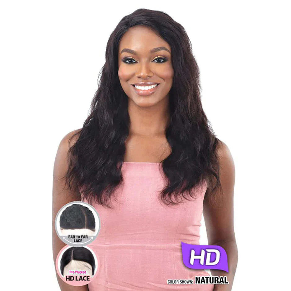  Shake-N-Go Girlfriend 100% Virgin Human Hair HD Lace Front Wig BODY WAVE 24"
