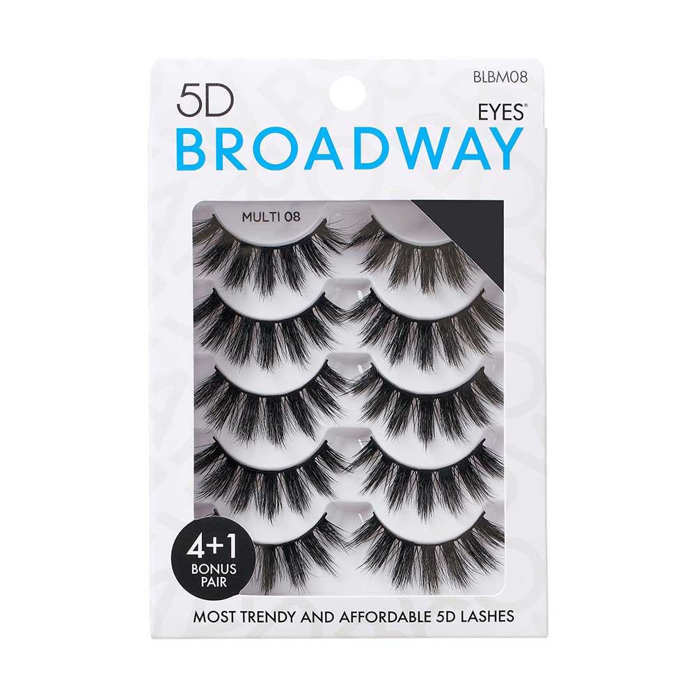 KISS Broadway 5D Lash Multi Pack - BLBM08