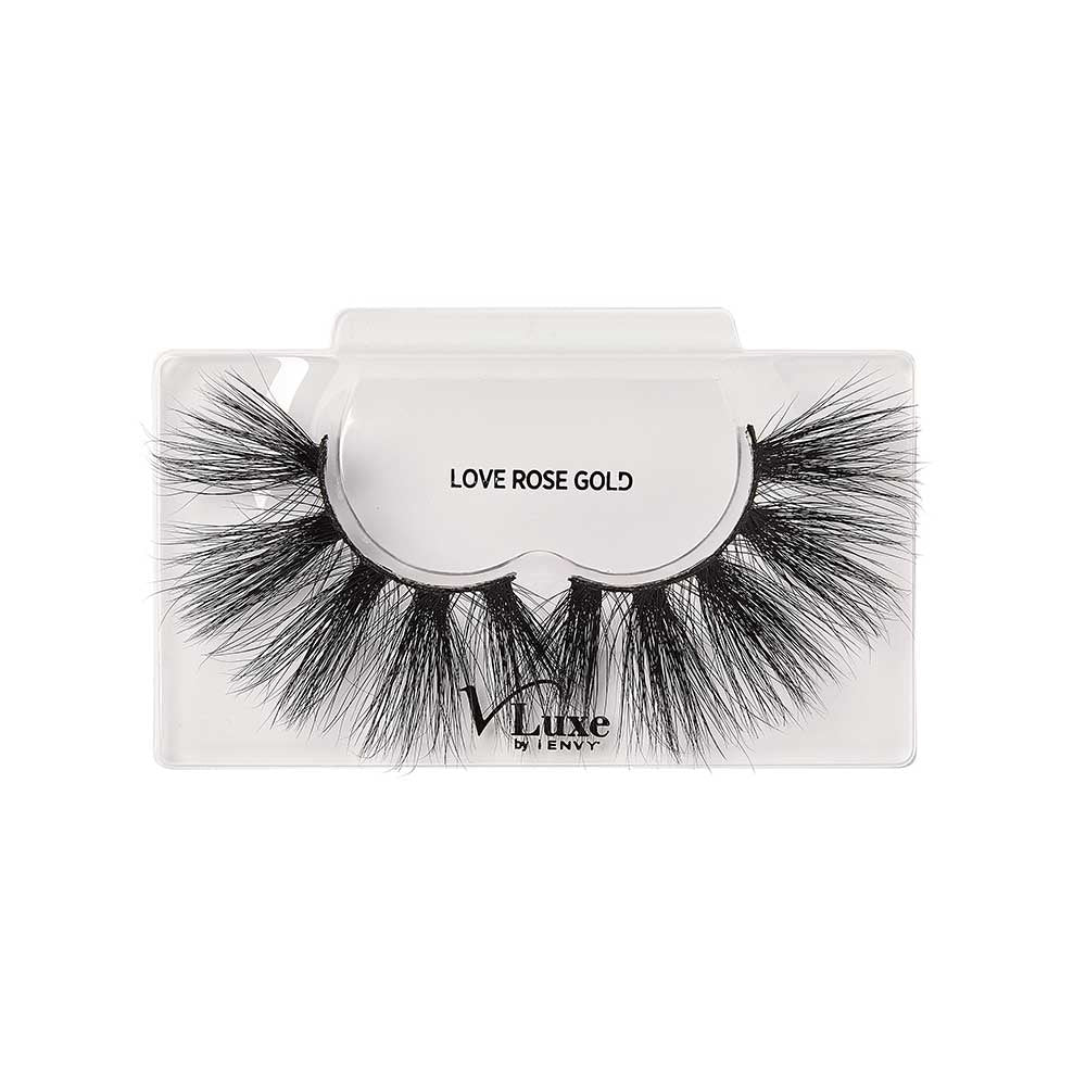 KISS V Luxe Real Mink Lashes "Love Rose Gold" #VLEC06