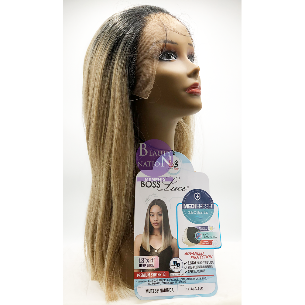  Bobbi Boss Premium Synthetic 13X4 Hd Deep Lace Front Wig Mlf239 - NARINDA