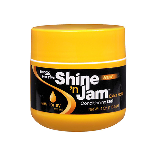  Ampro Extra Hold Shine'N Jam Conditioning Gel., 4 Oz