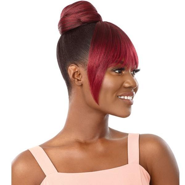  OUTRE PRETTY QUICK SYNTHETIC BUN & BANG ANGELINE