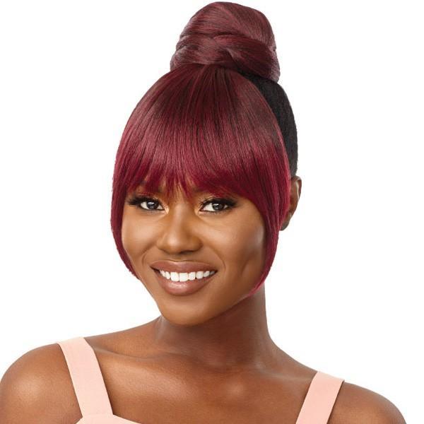  OUTRE PRETTY QUICK SYNTHETIC BUN & BANG ANGELINE
