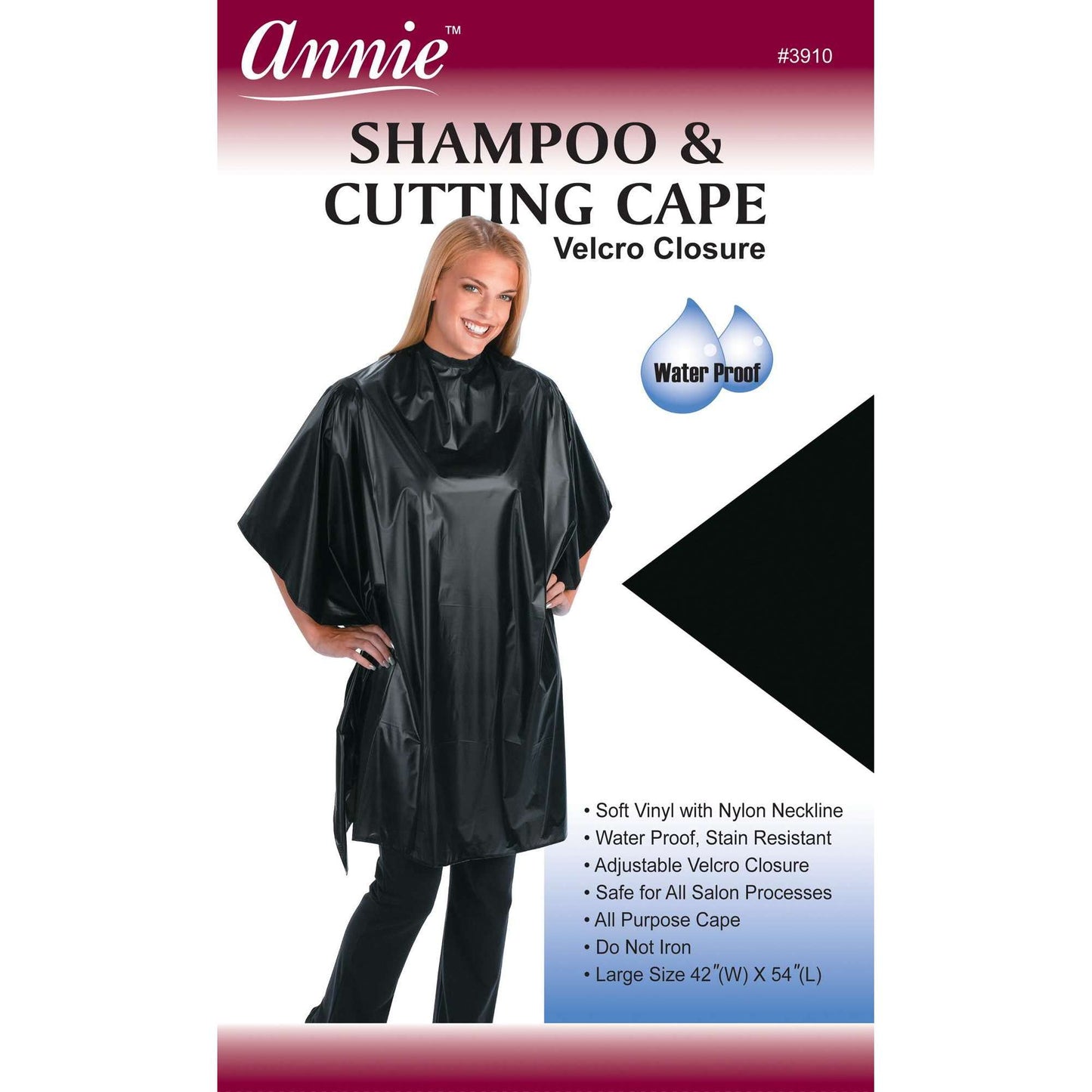  Annie Shampoo/Cutting Cape Asst #3910