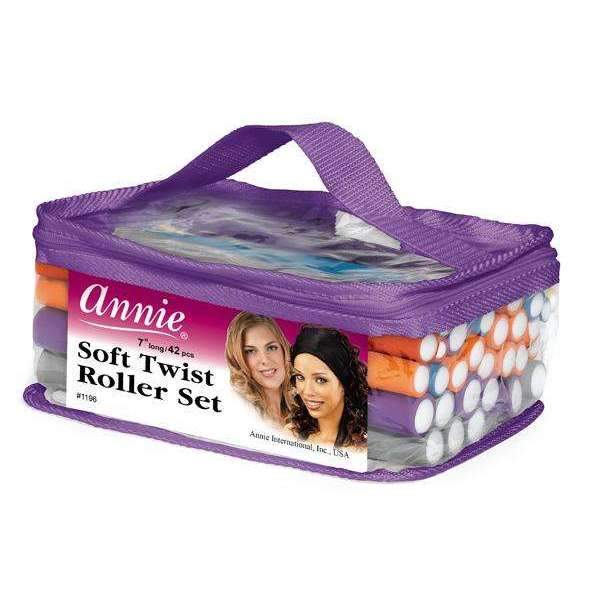  Annie Soft Twist Roller Set In Bag 7In 42Ct - #1196