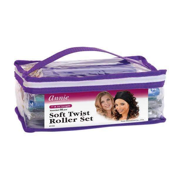  Annie Soft Twist Roller Set In Bag 7In And 10In 56Ct - #1193