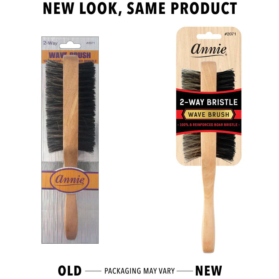  Annie Two Way Wave Boar Bristle Brush Soft And Hard #2071