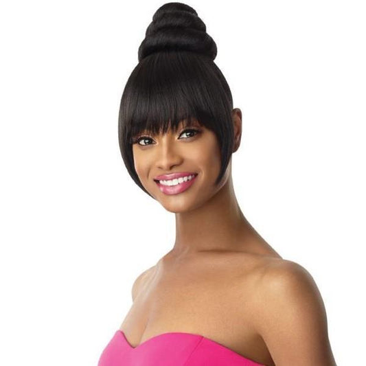  OUTRE PRETTY QUICK SYNTHETIC BUN & BANG AURELIA 2PCS