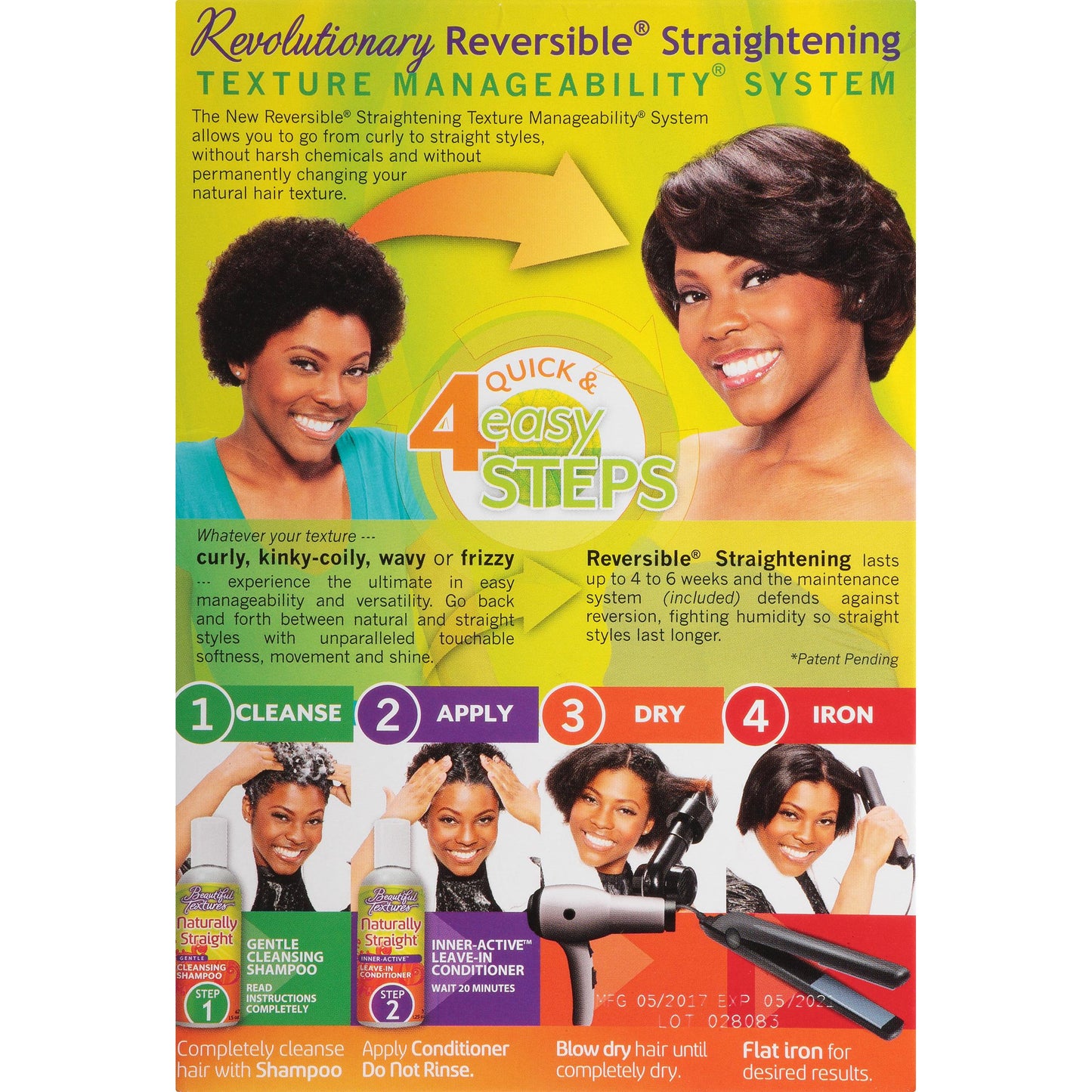  Beautiful Textures® Naturally Straight Texturizer Kit