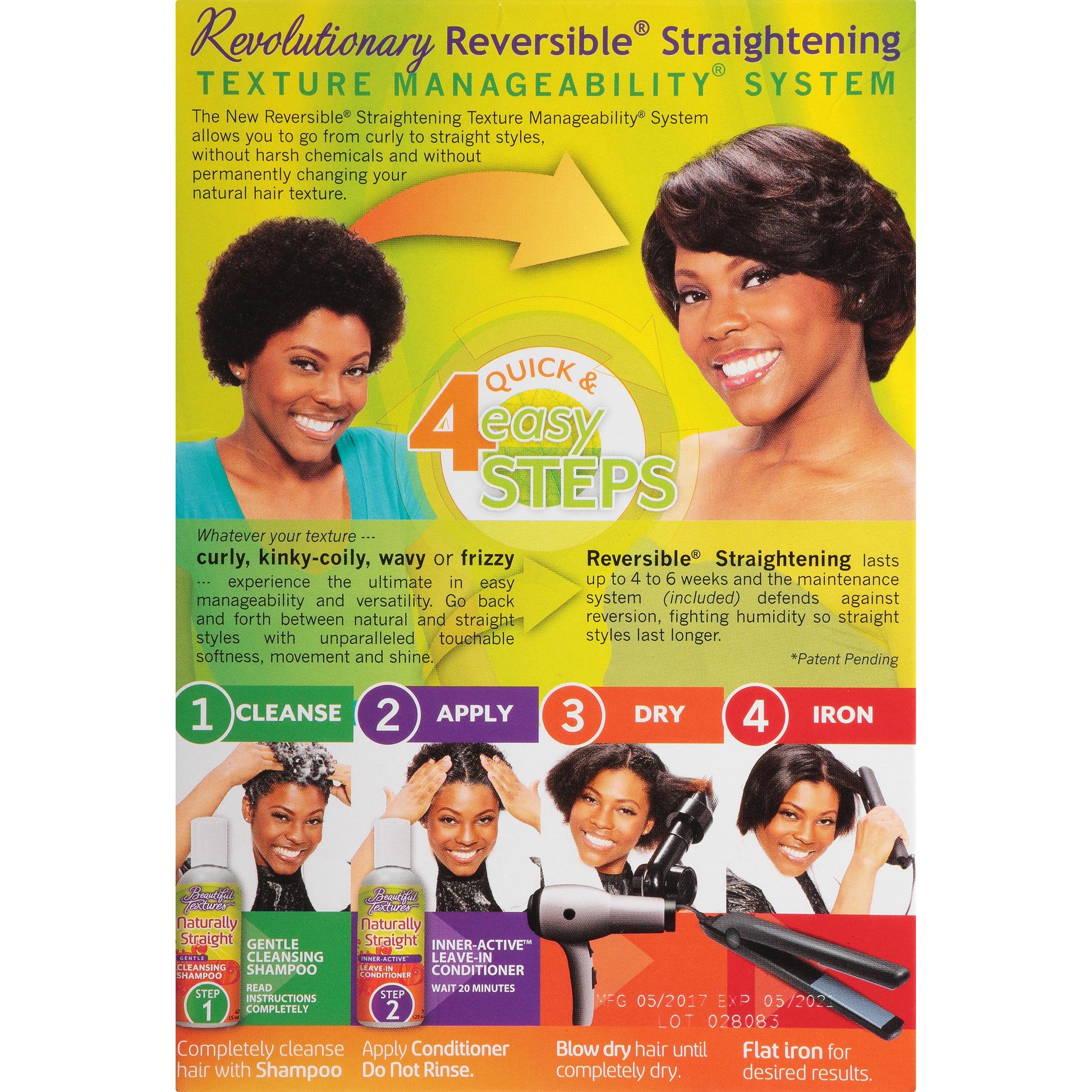  Beautiful Textures® Naturally Straight Texturizer Kit