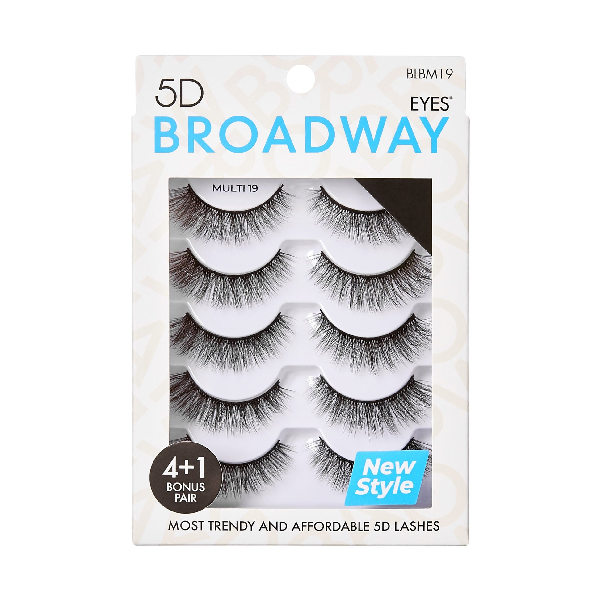 KISS Broadway 5D Lash Multi Pack - BLBM19