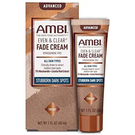  Ambi Even & Clear Fade Cream Moderate Dark Spots - 1 Fl Oz.