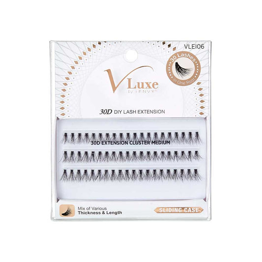 KISS V Luxe 30D Cluster Lash Extension Lashes Medium #VLEI06