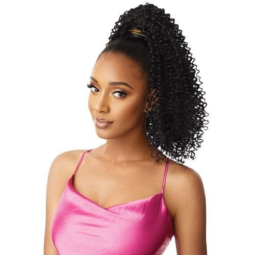  OUTRE SYNTHETIC PRETTY QUICK WRAP PONYTAIL - BOHEMIAN COILS 18"