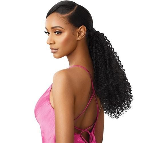  OUTRE SYNTHETIC PRETTY QUICK WRAP PONYTAIL - BOHEMIAN COILS 18"